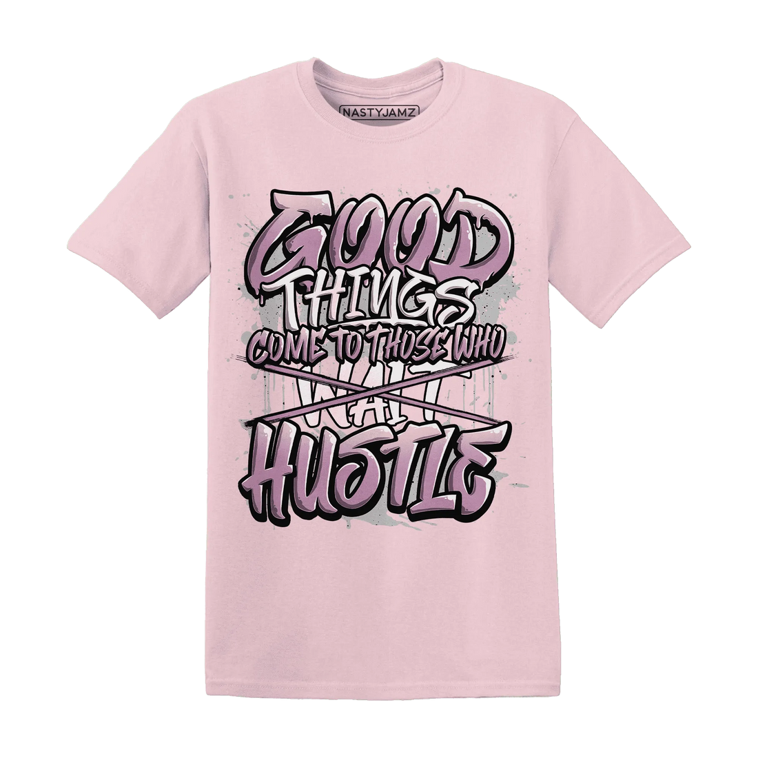 Orchid-Neutral-Grey-Black-White-4s-NastyJamz-T-Shirt-Match-Good-Things