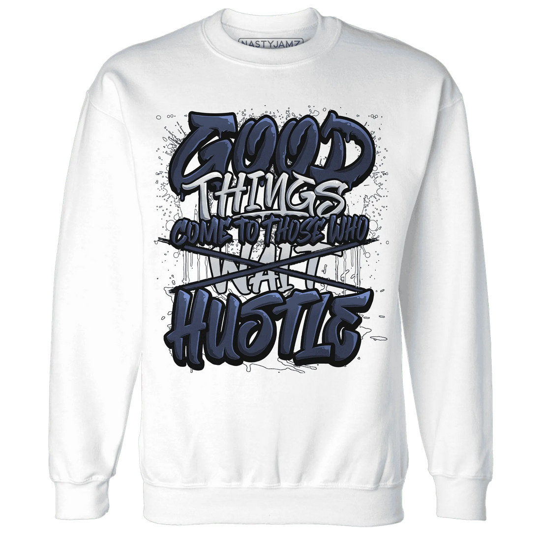 White-Navy-6s-Sweatshirt-Match-Good-Things