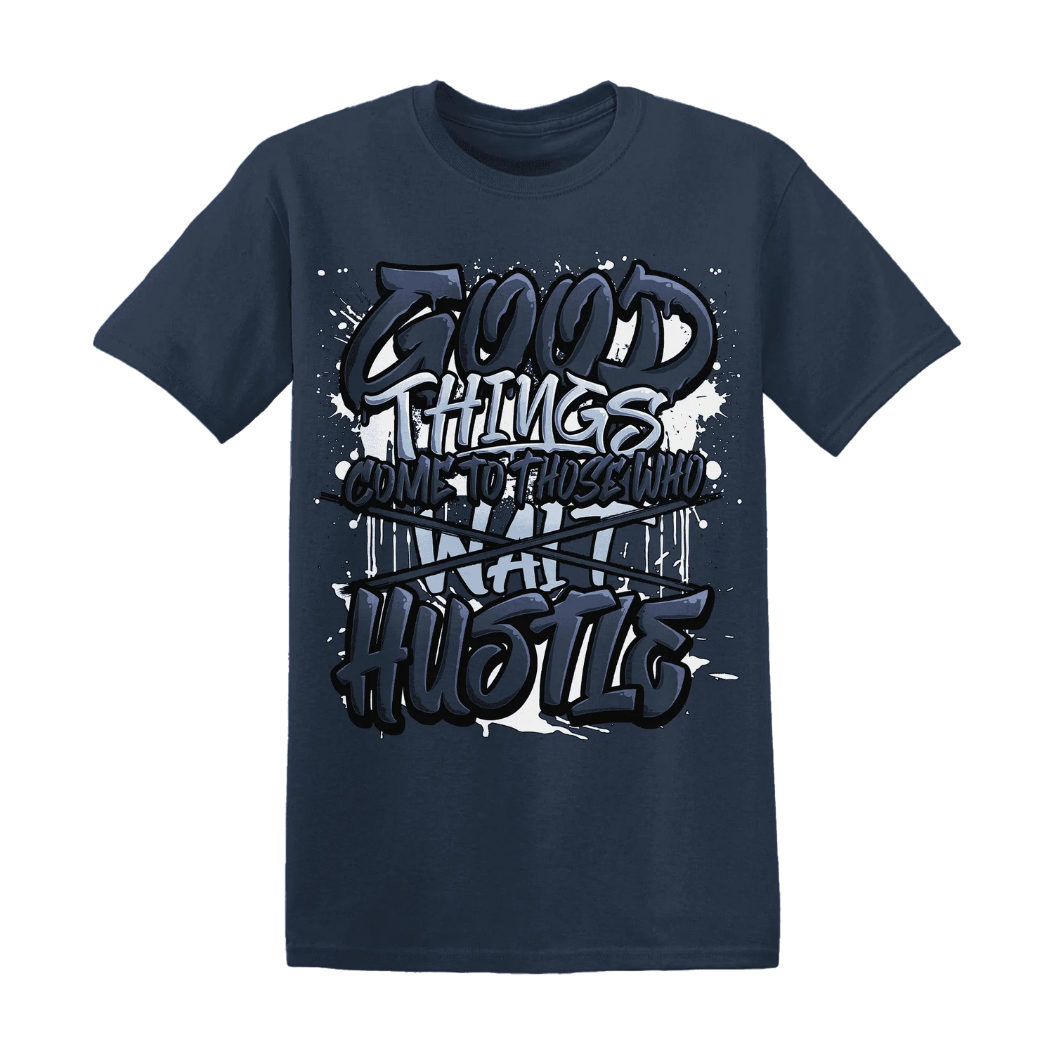 White-Navy-6s-T-Shirt-Match-Good-Things
