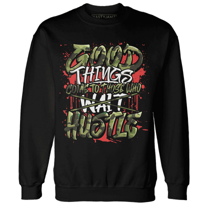 AM-90-Dark-Sage-Solar-Red-NastyJamz-Sweatshirt-Match-Good-Things