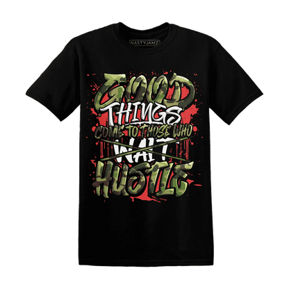 AM-90-Dark-Sage-Solar-Red-NastyJamz-T-Shirt-Match-Good-Things