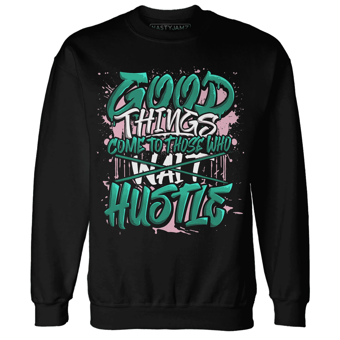 NastyJamz-Dunk-Pink-Malachite-Medium-Soft-Low-Sail-Sweatshirt-Match-Good-Things