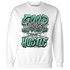 Green Glow 3s Sweatshirt Match Good Things - NastyJamz