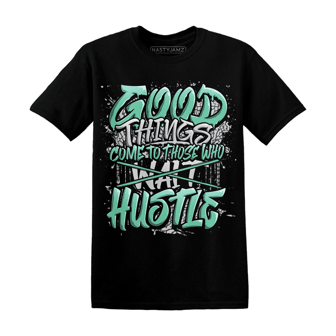 Green Glow 3s T Shirt Match Good Things - NastyJamz