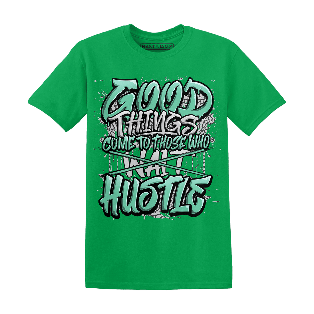 Green Glow 3s T Shirt Match Good Things - NastyJamz