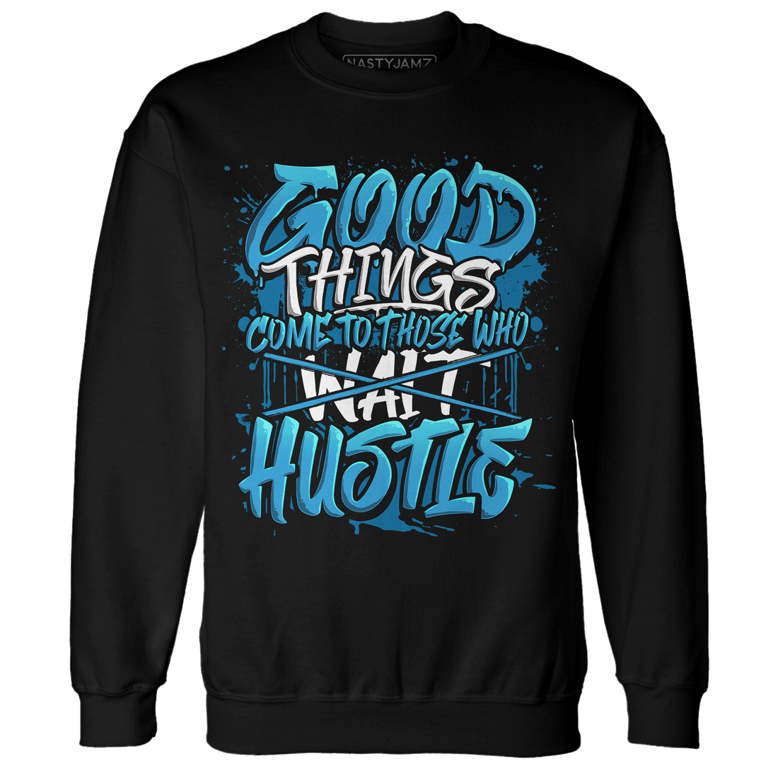 Powder Blue 9s Sweatshirt Match Good Things - NastyJamz