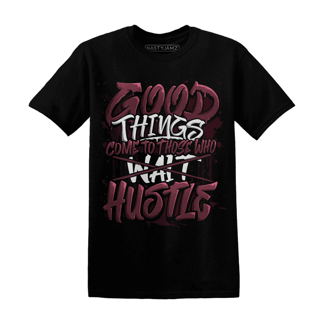 NastyJamz-VaporMax-Night-Maron-Burgundy-T-Shirt-Match-Good-Things
