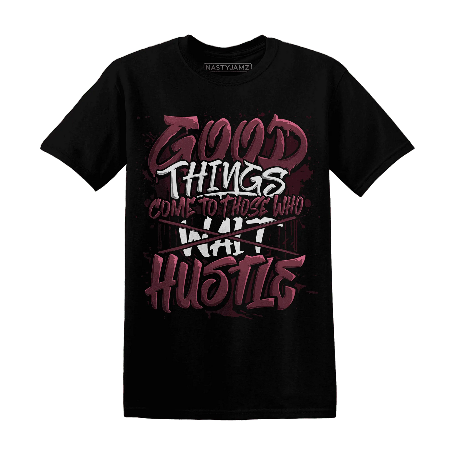 NastyJamz-VaporMax-Night-Maron-Burgundy-T-Shirt-Match-Good-Things
