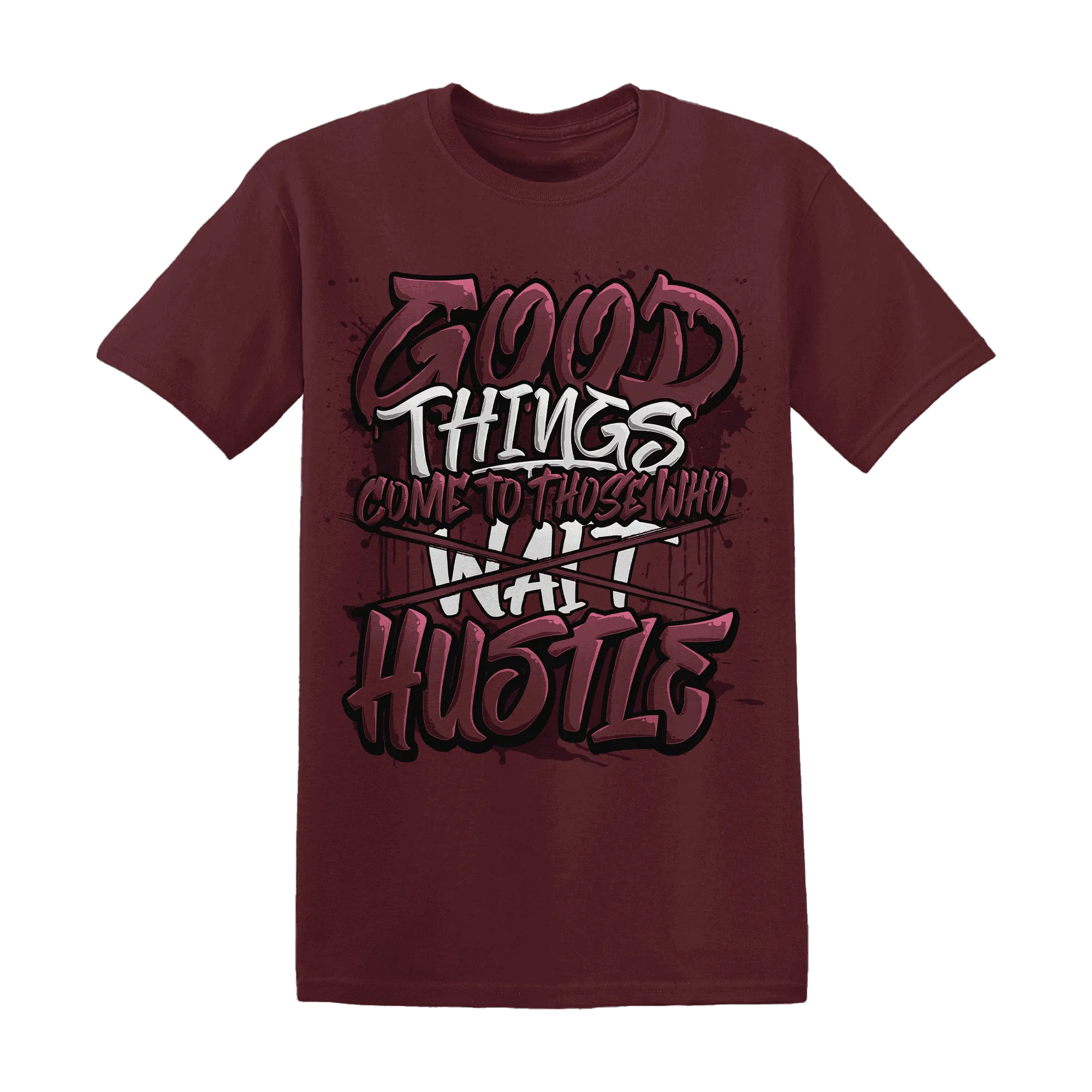 NastyJamz-VaporMax-Night-Maron-Burgundy-T-Shirt-Match-Good-Things