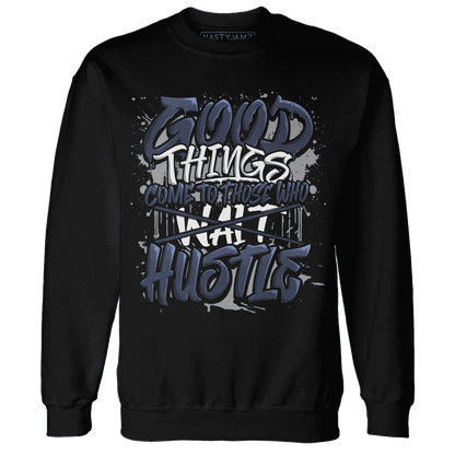 VaporMax-Plus-Midnight-Navy-White-Metallic-Silver-NastyJamz-Sweatshirt-Match-Good-Things
