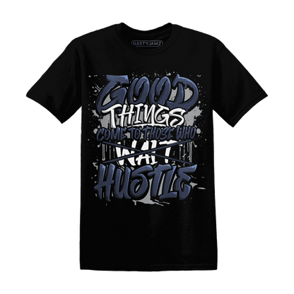 VaporMax-Plus-Midnight-Navy-White-Metallic-Silver-NastyJamz-T-Shirt-Match-Good-Things
