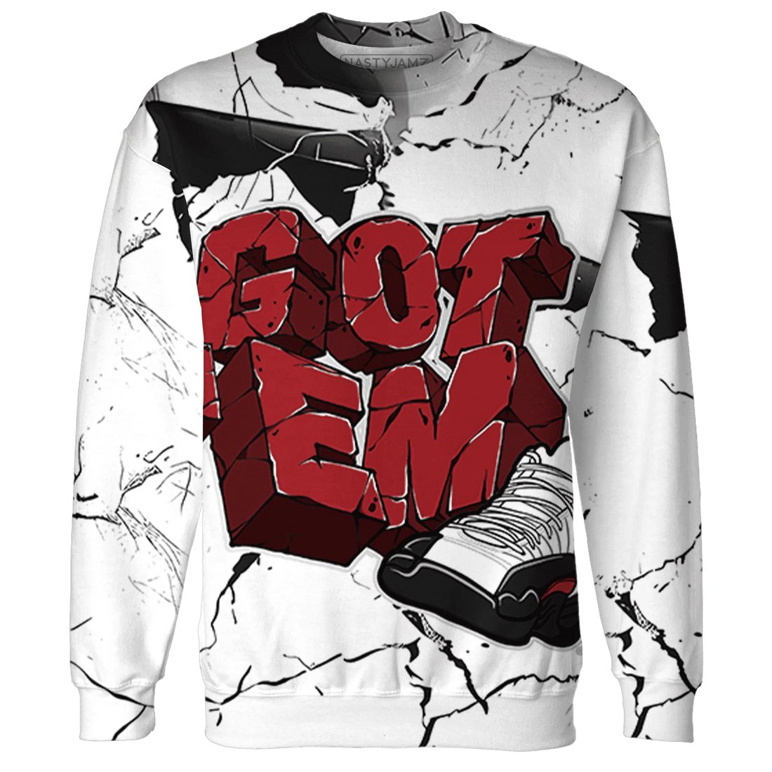 Retro-Red-Taxi-12s-Sweatshirt-Match-Got-Em-3D