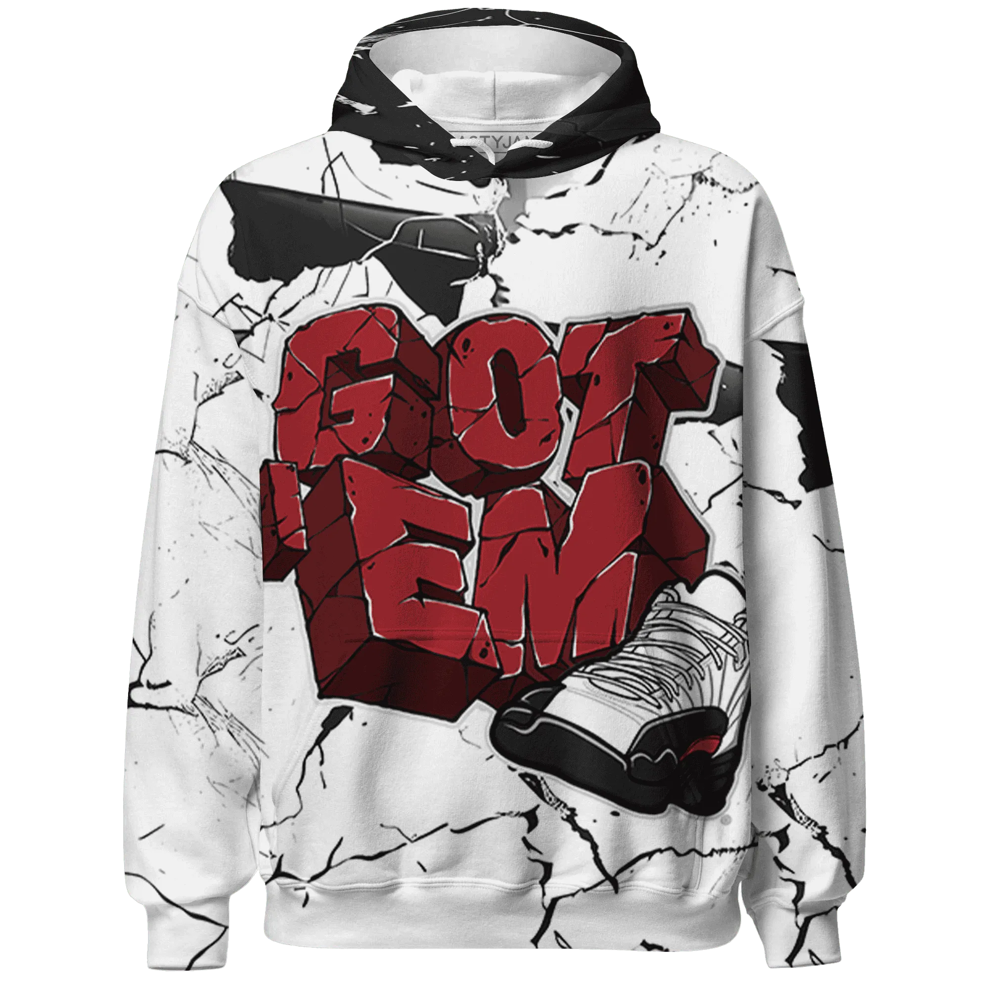 Retro-Red-Taxi-12s-Hoodie-Match-Got-Em-3D