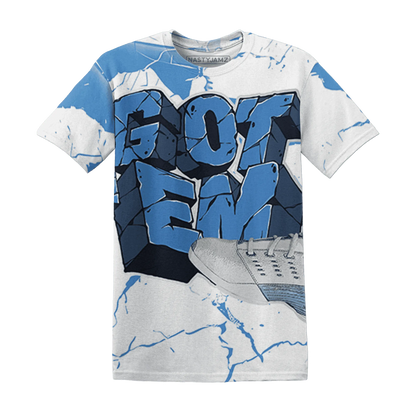 Carolina-Blue-Univercitii-17s-T-Shirt-Match-Got-Em-3D