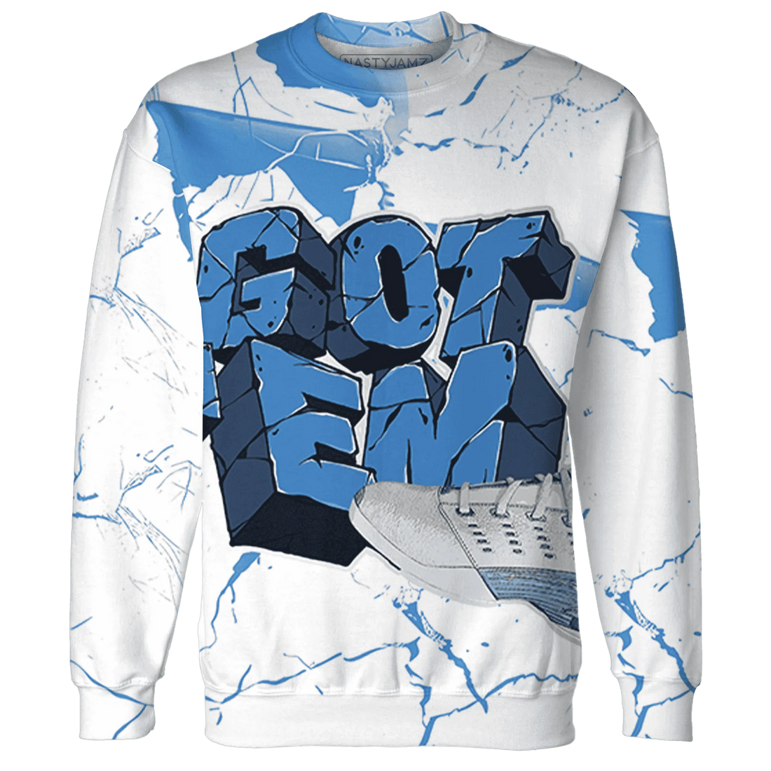 Carolina-Blue-Univercitii-17s-Sweatshirt-Match-Got-Em-3D