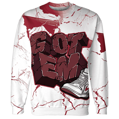 High-85-Metallic-Burgundy-1s-Sweatshirt-Match-Got-Em-3D