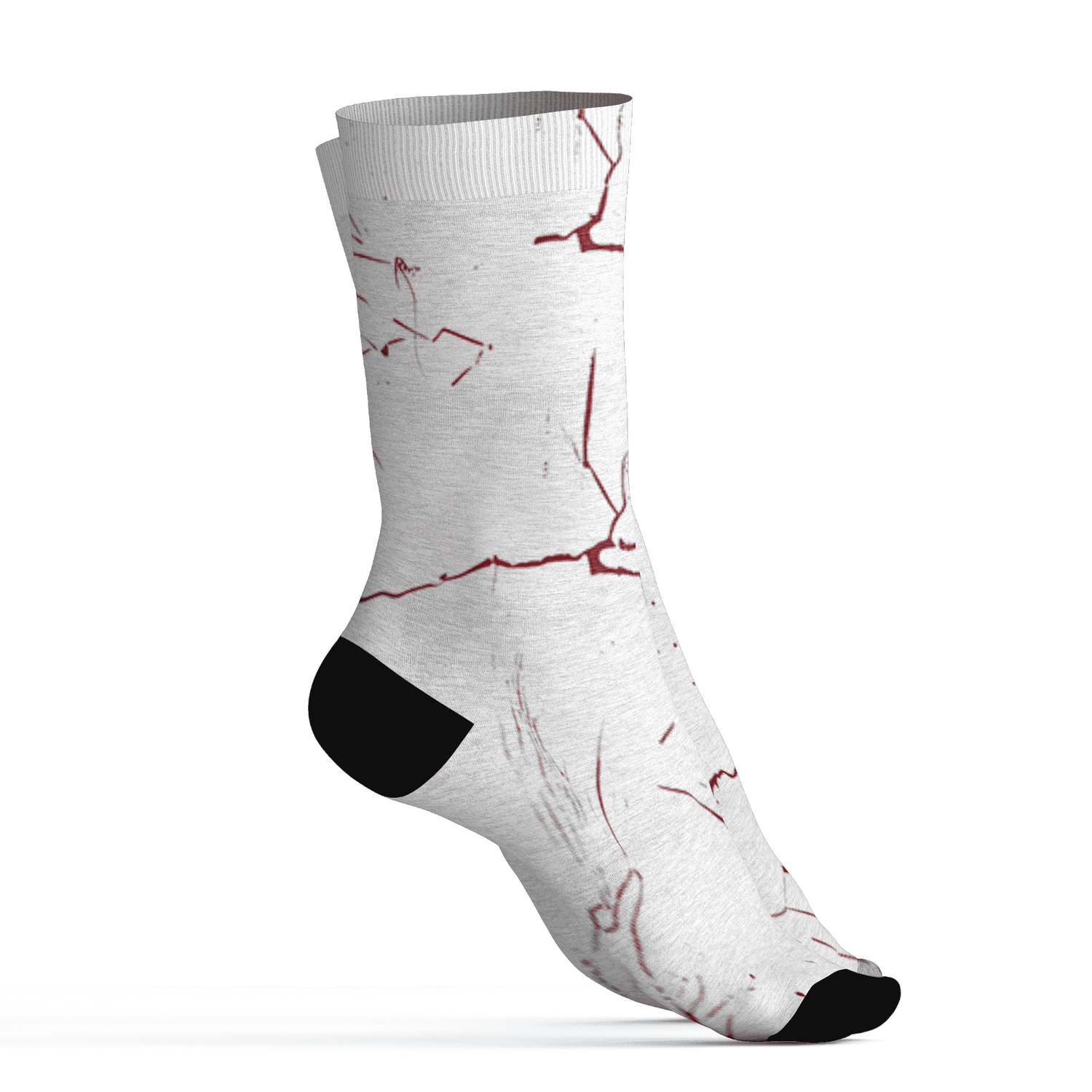 High-85-Metallic-Burgundy-1s-Socks-Match-Got-Em-3D