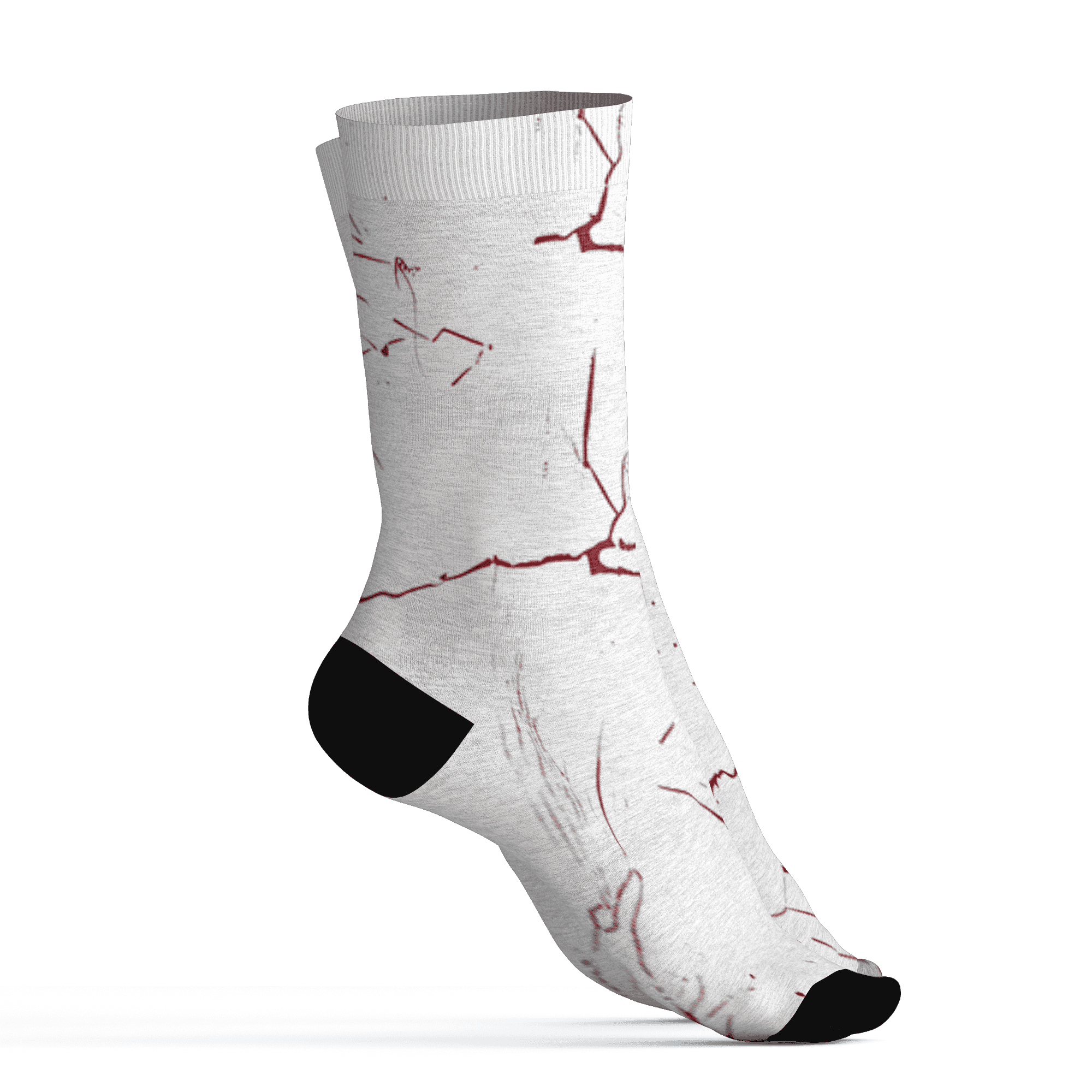 High-85-Metallic-Burgundy-1s-Socks-Match-Got-Em-3D