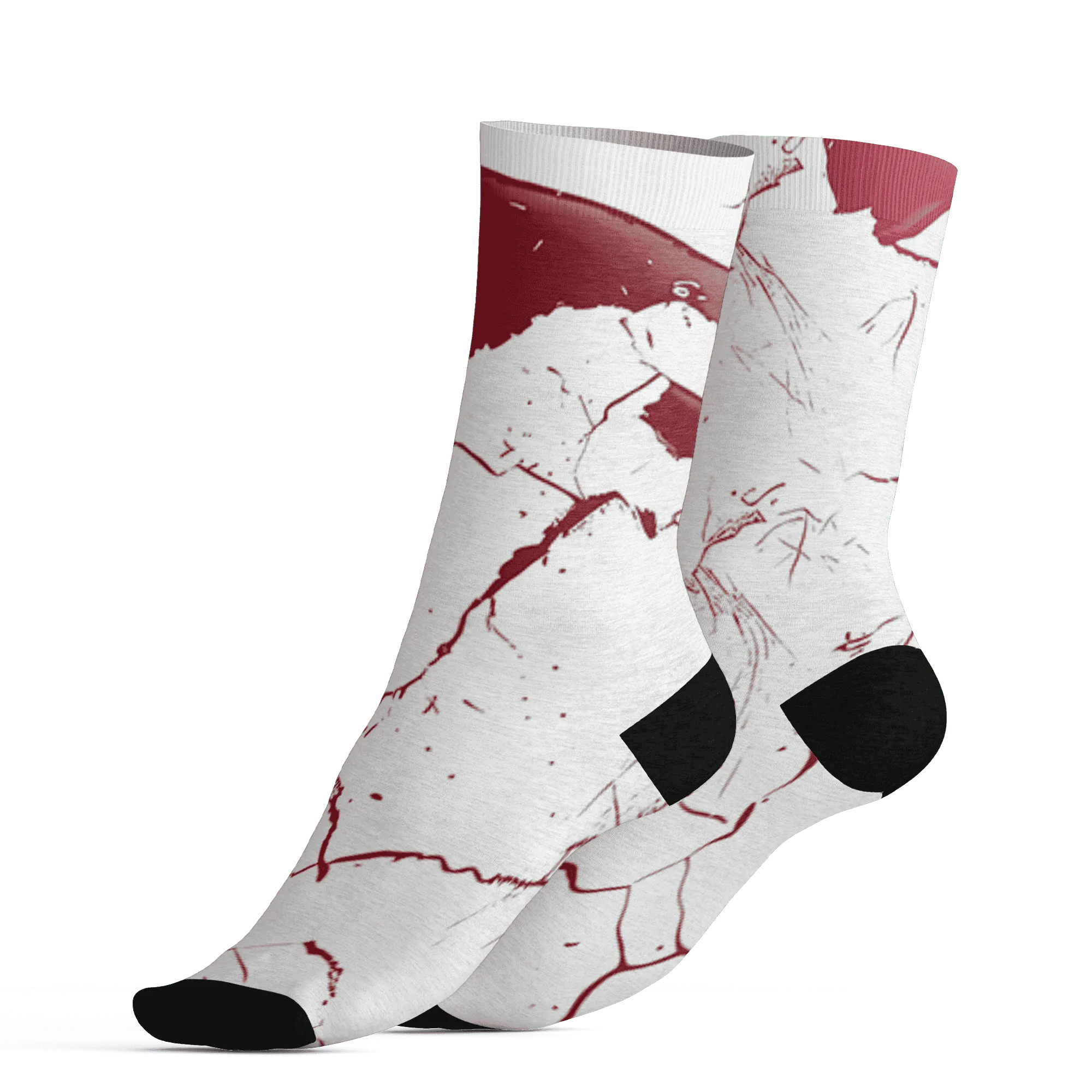 High-85-Metallic-Burgundy-1s-Socks-Match-Got-Em-3D