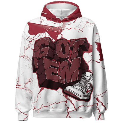 High-85-Metallic-Burgundy-1s-Hoodie-Match-Got-Em-3D