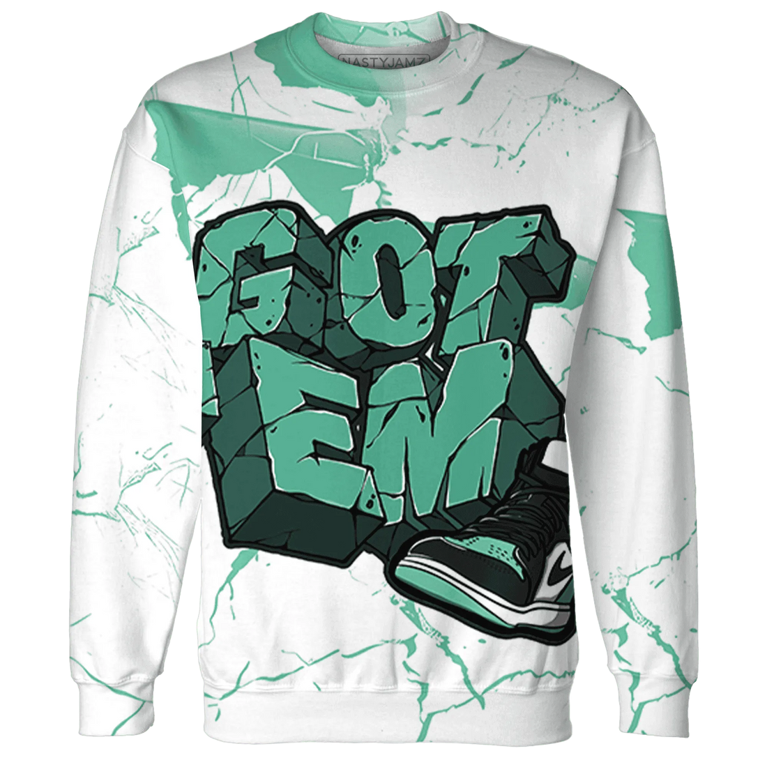 High-OG-Green-Glow-1s-Sweatshirt-Match-Got-Em-3D