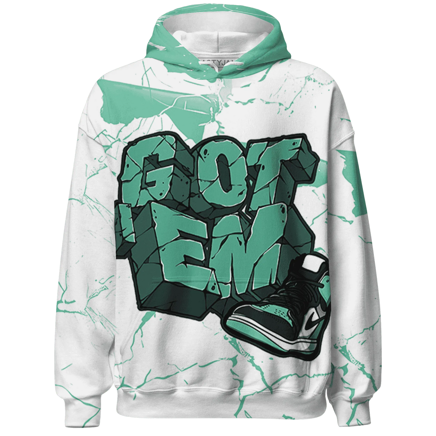 High-OG-Green-Glow-1s-Hoodie-Match-Got-Em-3D