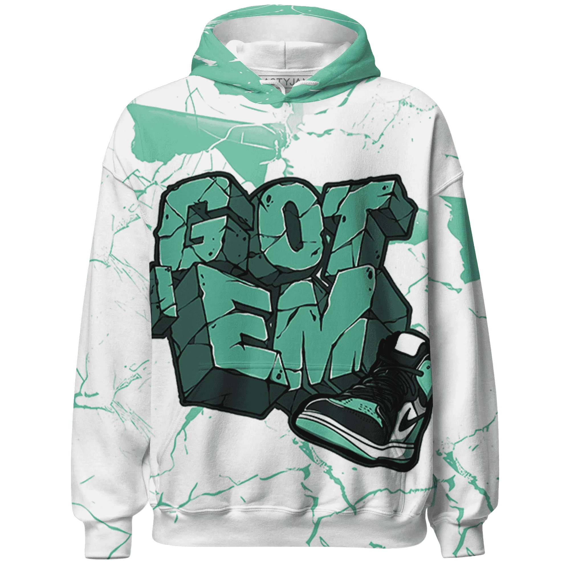 High-OG-Green-Glow-1s-Hoodie-Match-Got-Em-3D