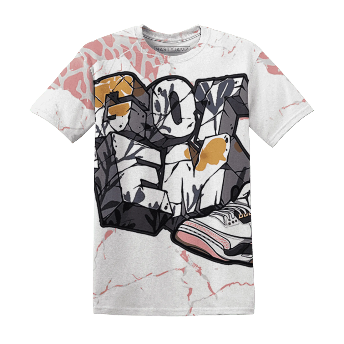 Red-Stardust-3s-T-Shirt-Match-Got-Em-3D