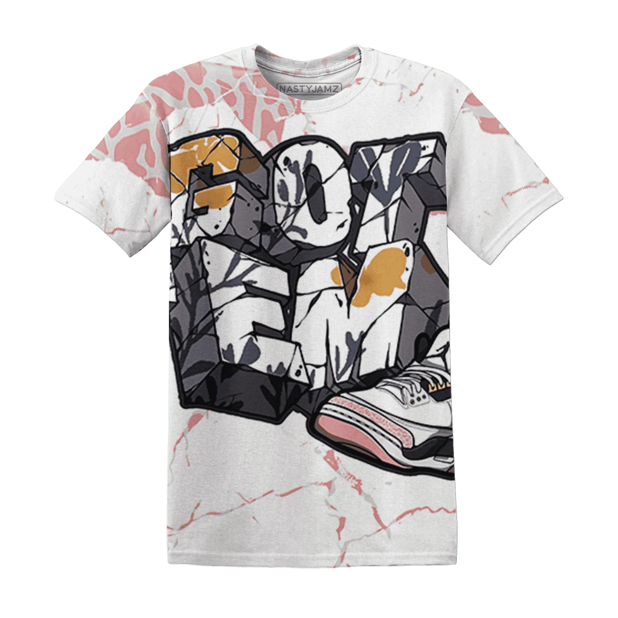 Red-Stardust-3s-T-Shirt-Match-Got-Em-3D