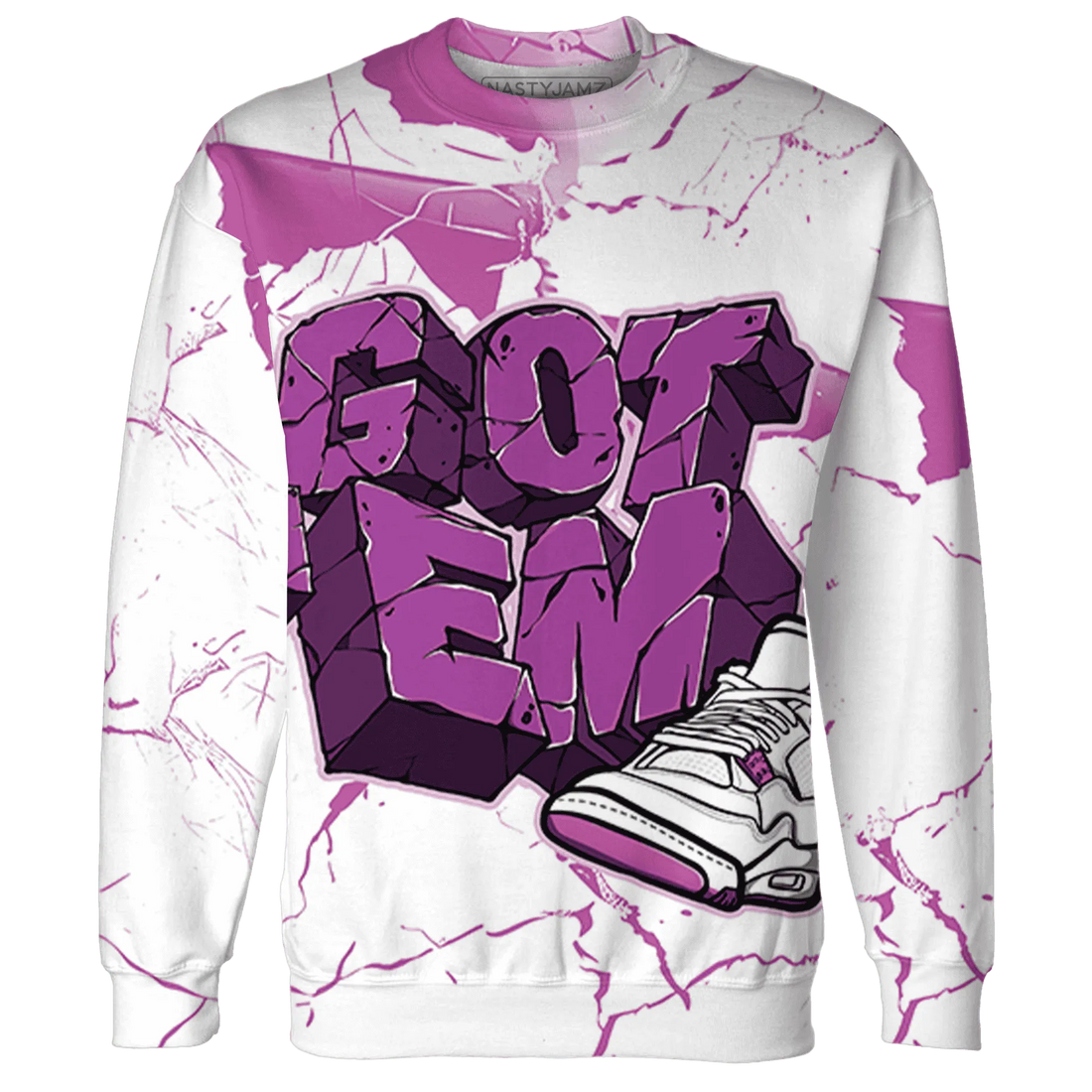 GS-Hyper-Violet-4s-Sweatshirt-Match-Got-Em-3D