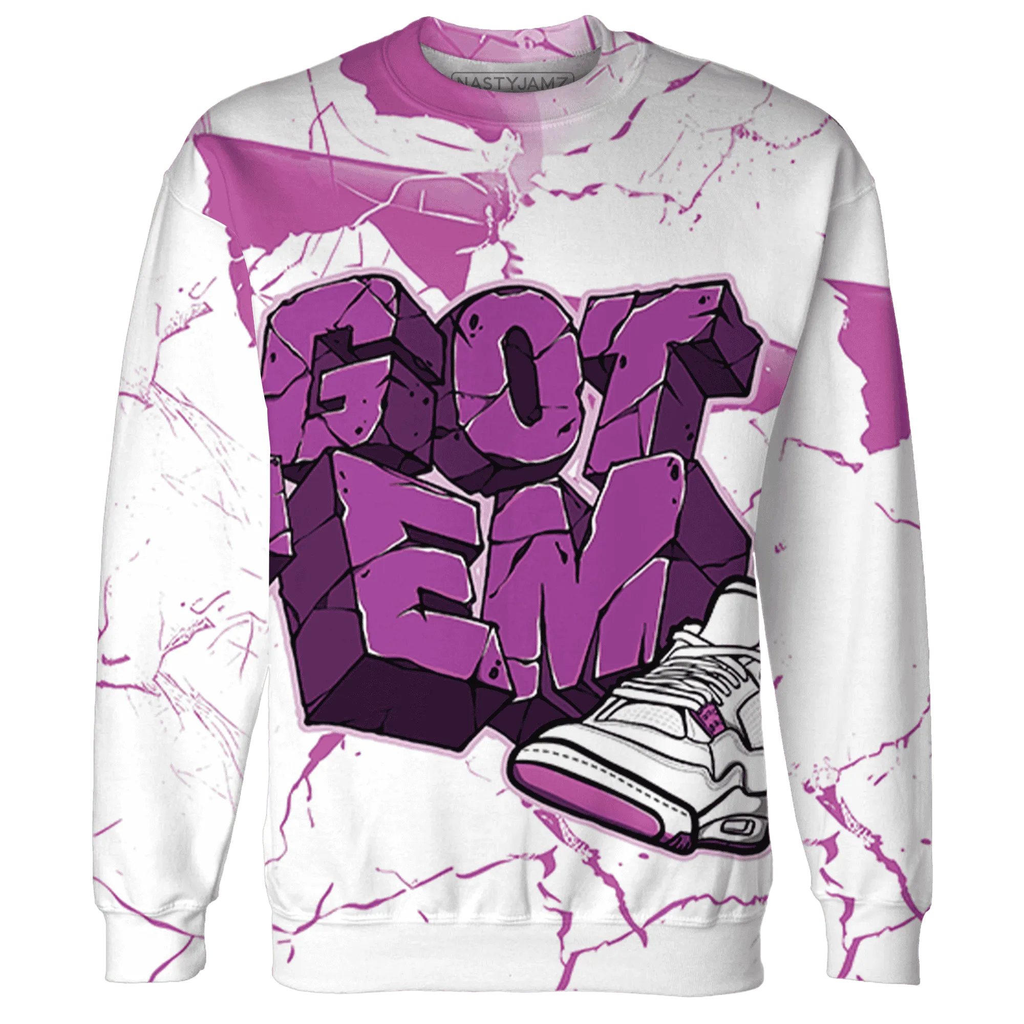 GS-Hyper-Violet-4s-Sweatshirt-Match-Got-Em-3D