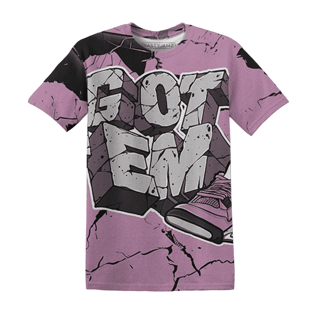 Orchid-Neutral-Grey-Black-White-4s-NastyJamz-T-Shirt-Match-Got-Em-3D