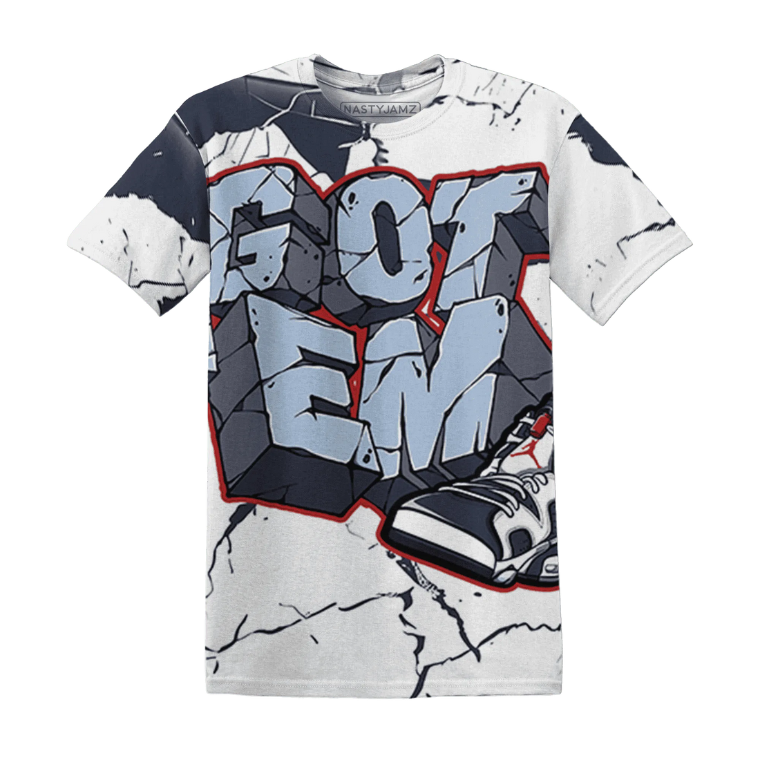 White-Navy-6s-T-Shirt-Match-Got-Em-3D