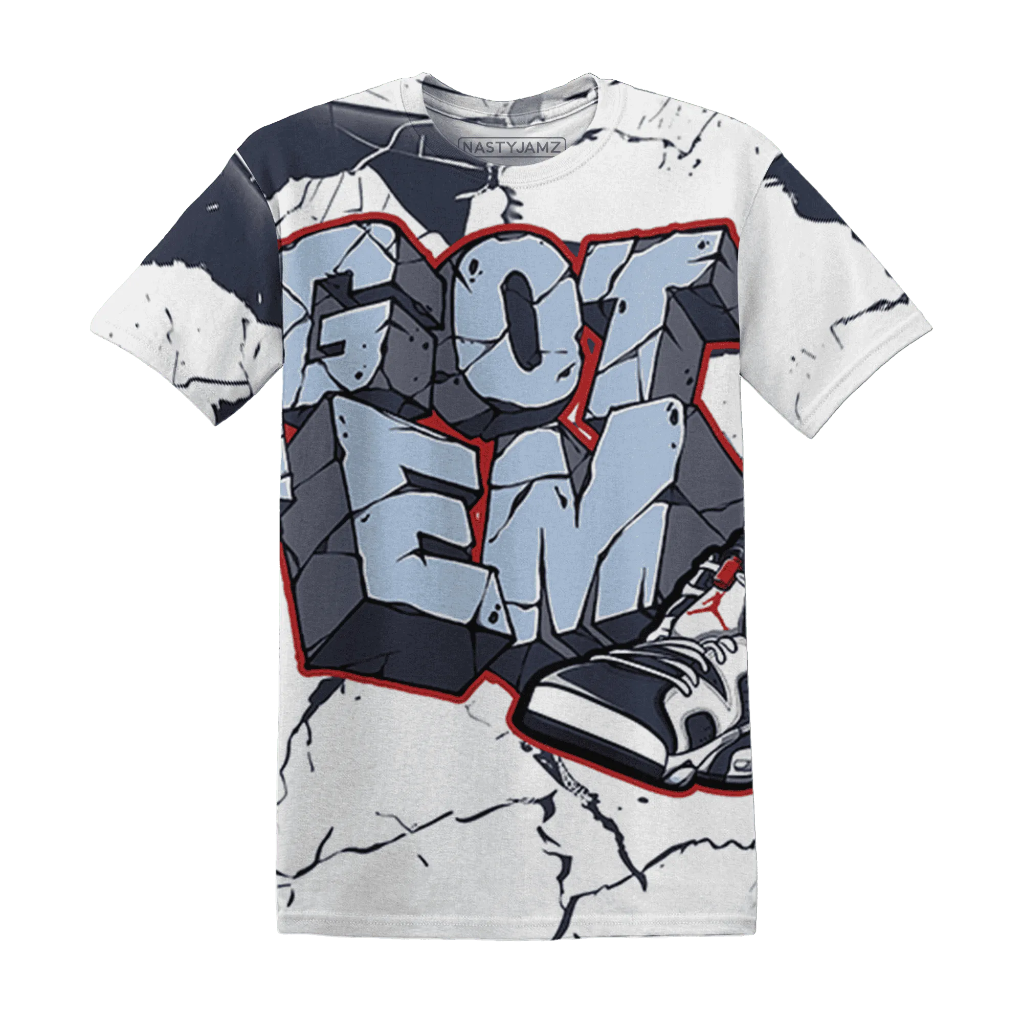 White-Navy-6s-T-Shirt-Match-Got-Em-3D