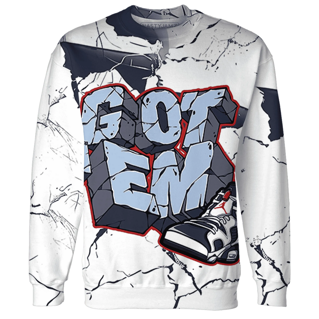 White-Navy-6s-Sweatshirt-Match-Got-Em-3D