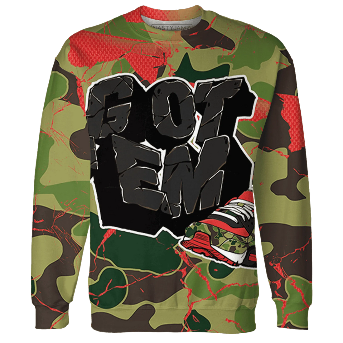 AM-90-Dark-Sage-Solar-Red-NastyJamz-Sweatshirt-Match-Got-Em-3D