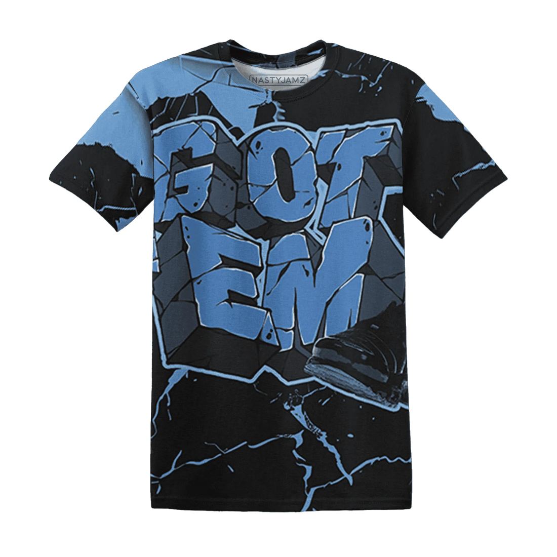 AM-Plus-Black-Univercitii-Blue-T-Shirt-Match-Got-Em-3D