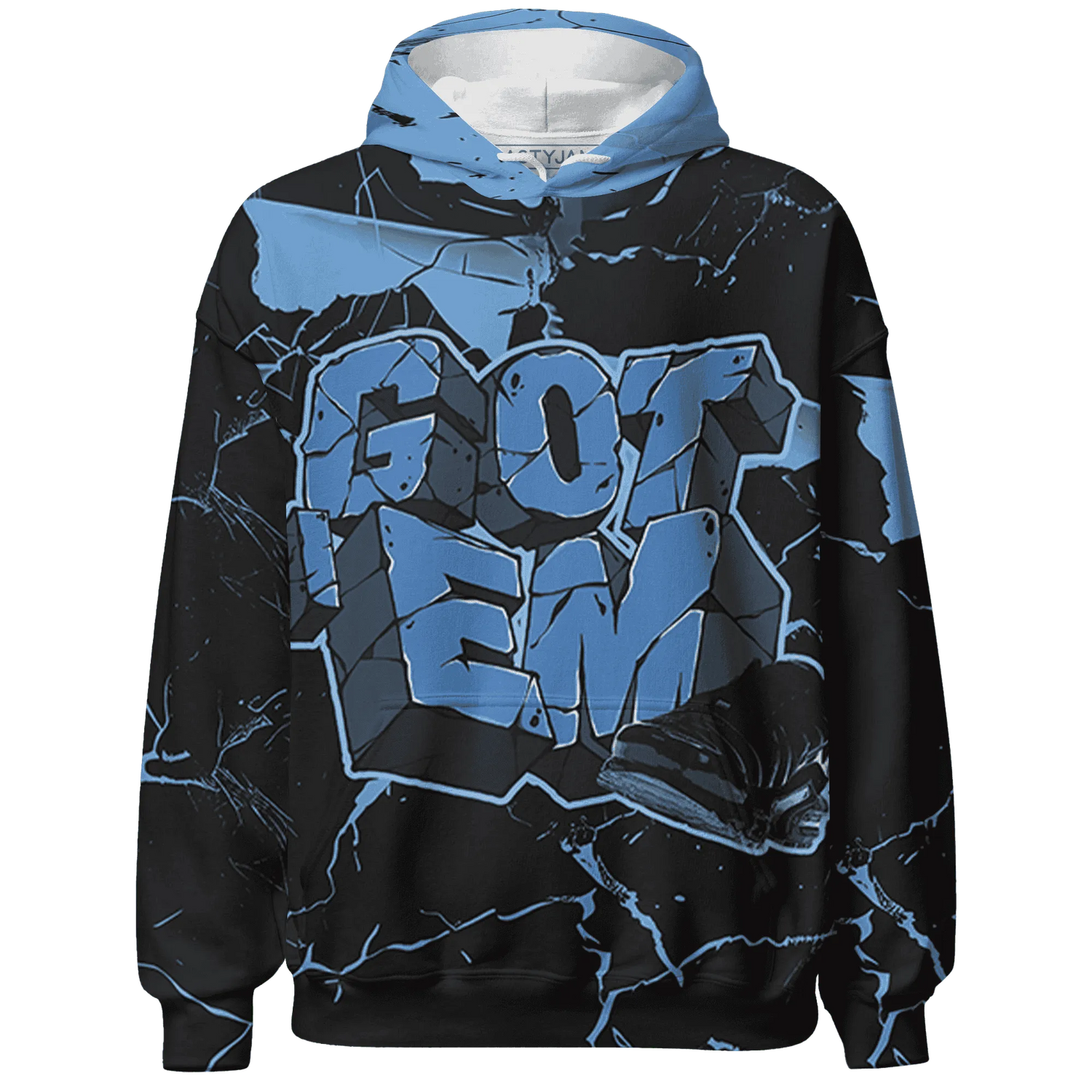 AM-Plus-Black-Univercitii-Blue-Hoodie-Match-Got-Em-3D