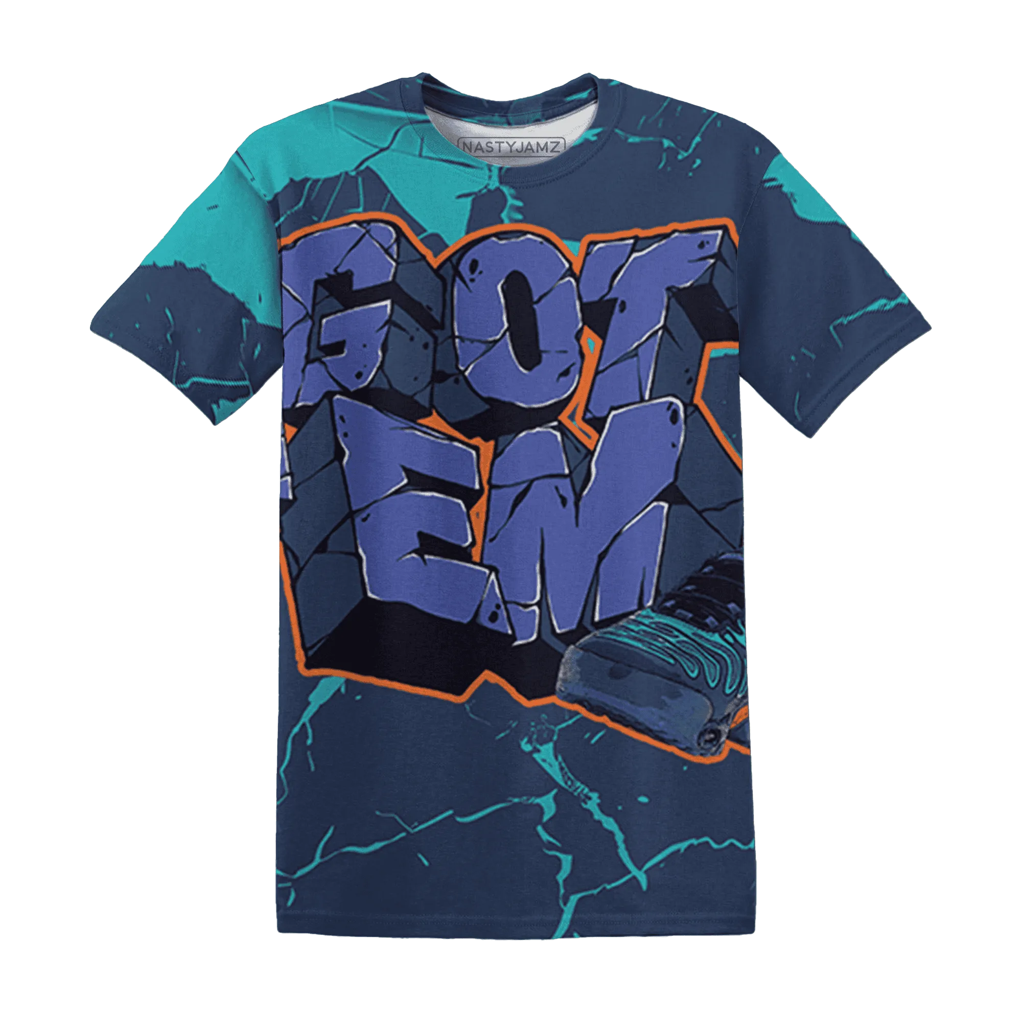 AM-Plus-Drift-Midnight-Navy-Total-Orange-Dusty-Cactus-T-Shirt-Match-Got-Em-3D