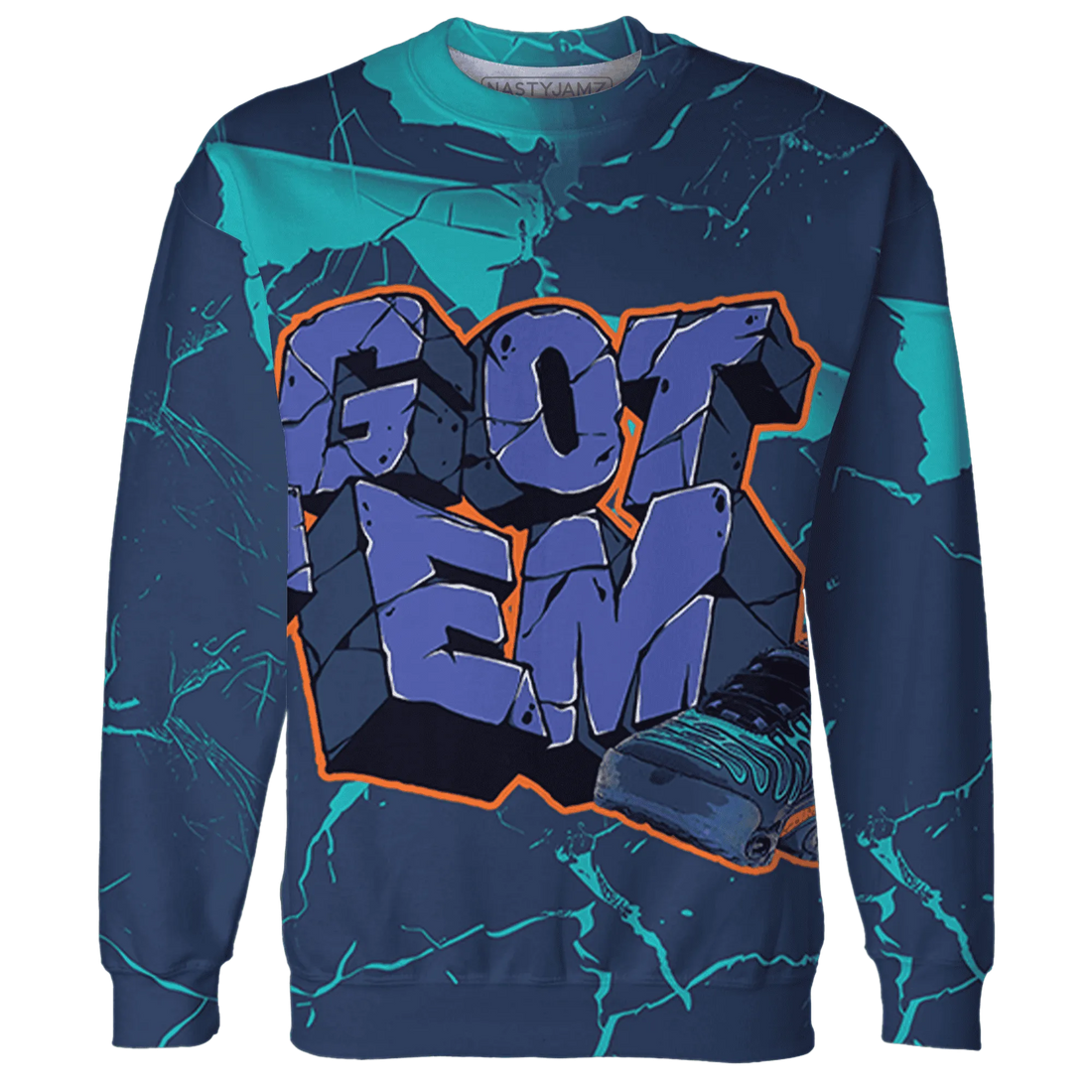 AM-Plus-Drift-Midnight-Navy-Total-Orange-Dusty-Cactus-Sweatshirt-Match-Got-Em-3D