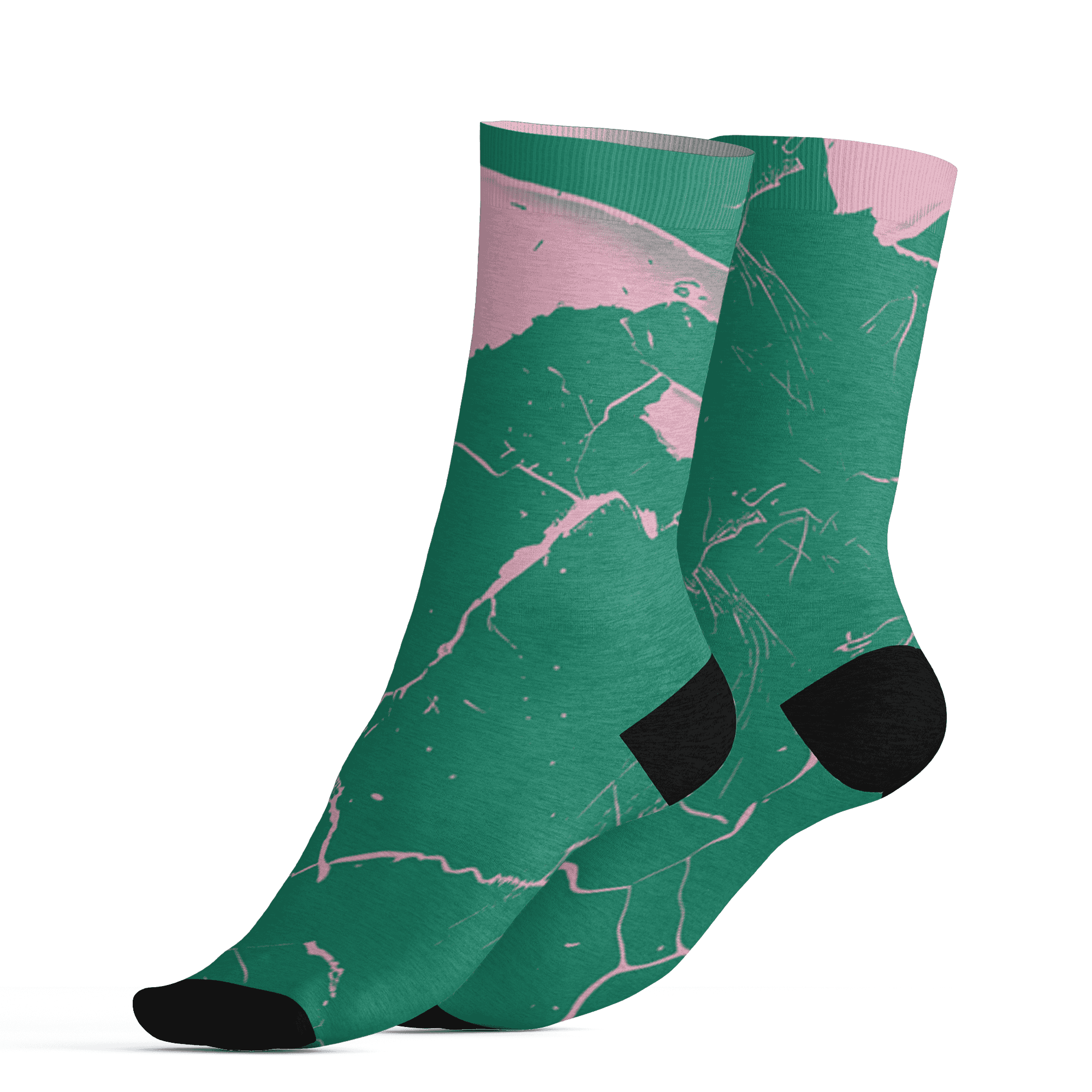 Dunk-Pink-Malachite-Medium-Soft-Low-Sail-Socks-Match-Got-Em-3D