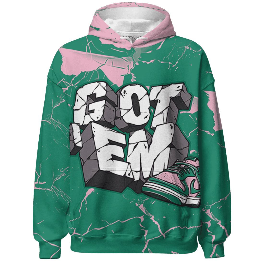 Dunk-Pink-Malachite-Medium-Soft-Low-Sail-Hoodie-Match-Got-Em-3D