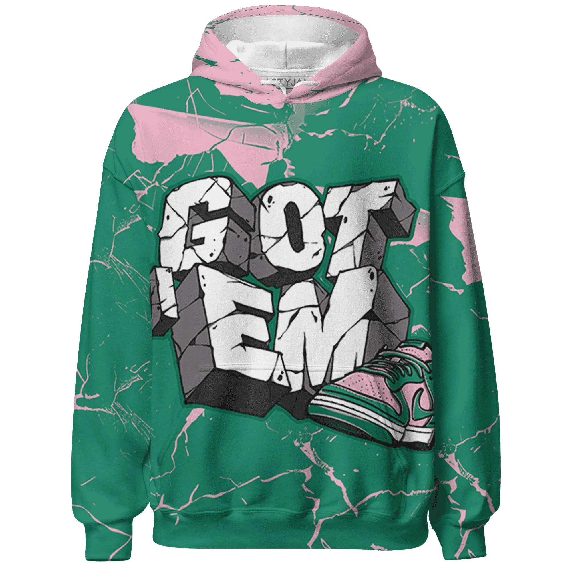 Dunk-Pink-Malachite-Medium-Soft-Low-Sail-Hoodie-Match-Got-Em-3D