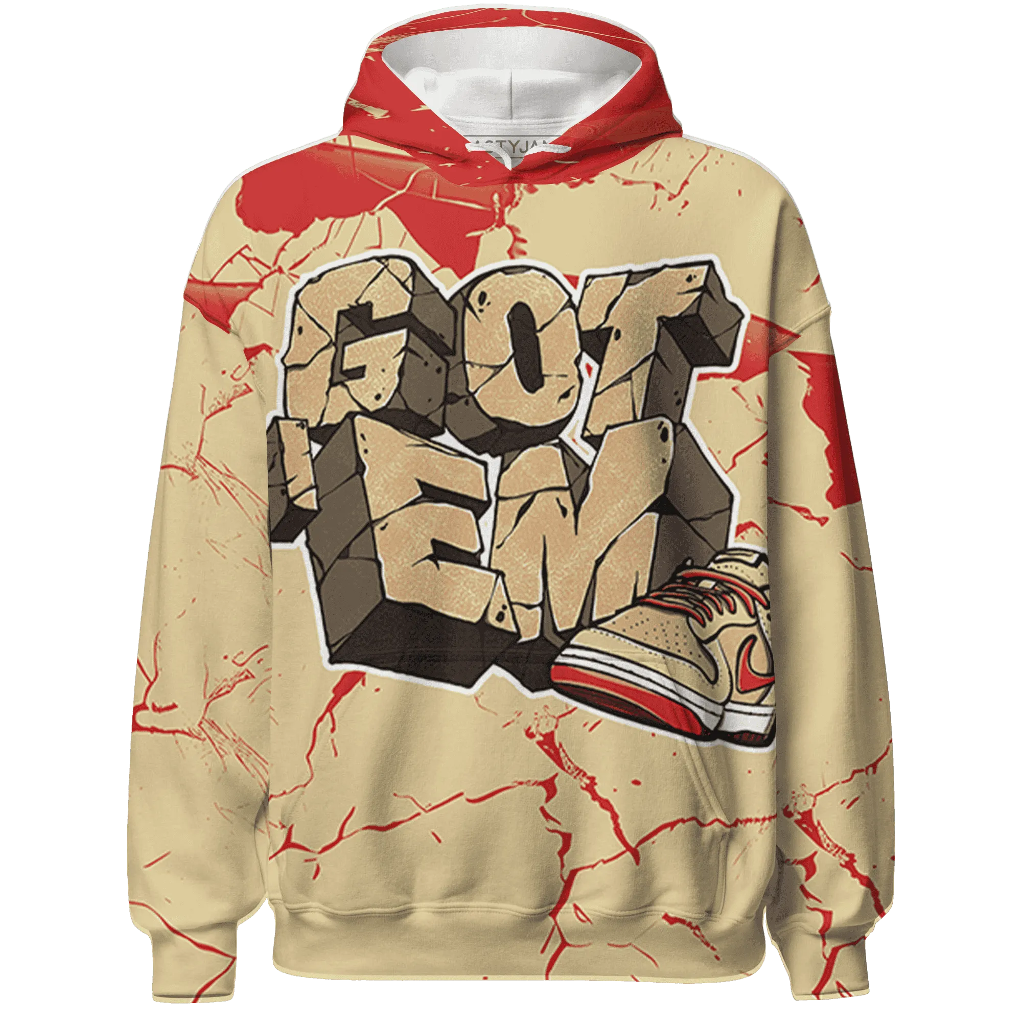 Dunk-Strawberry-Waffle-NastyJamz-Hoodie-Match-Got-Em-3D
