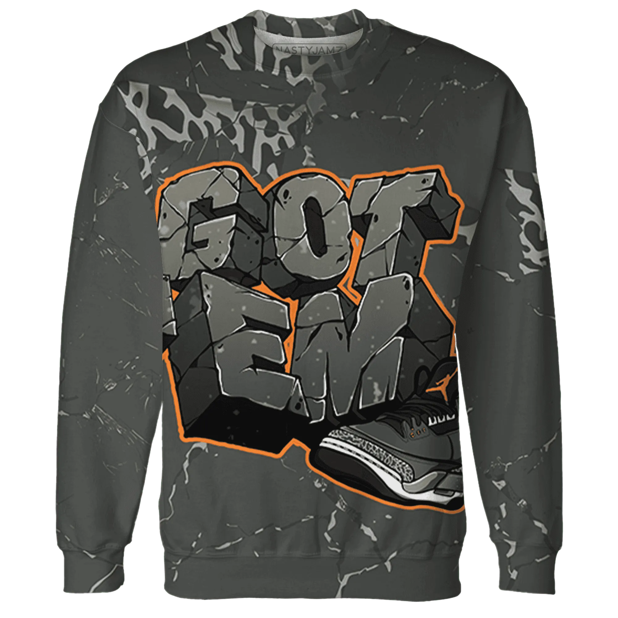 Fear-Pack-3s-Sweatshirt-Match-Got-Em-3D