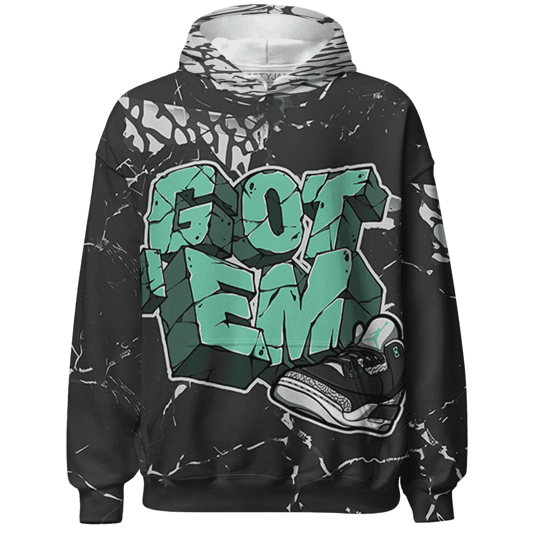 Green-Glow-3s-Hoodie-Match-Got-Em-3D