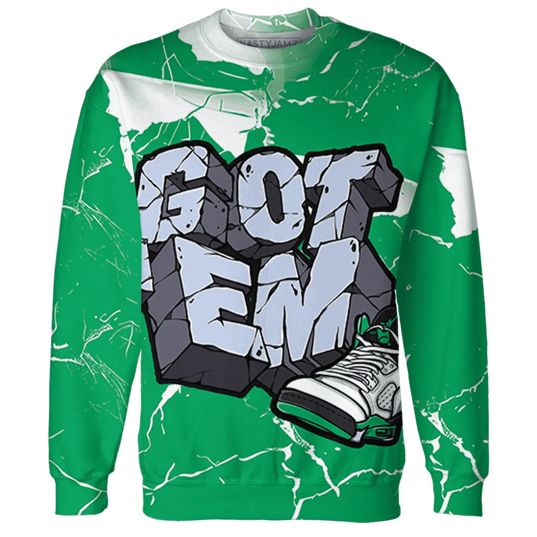 Lucky-Green-5s-Sweatshirt-Match-Got-Em-3D