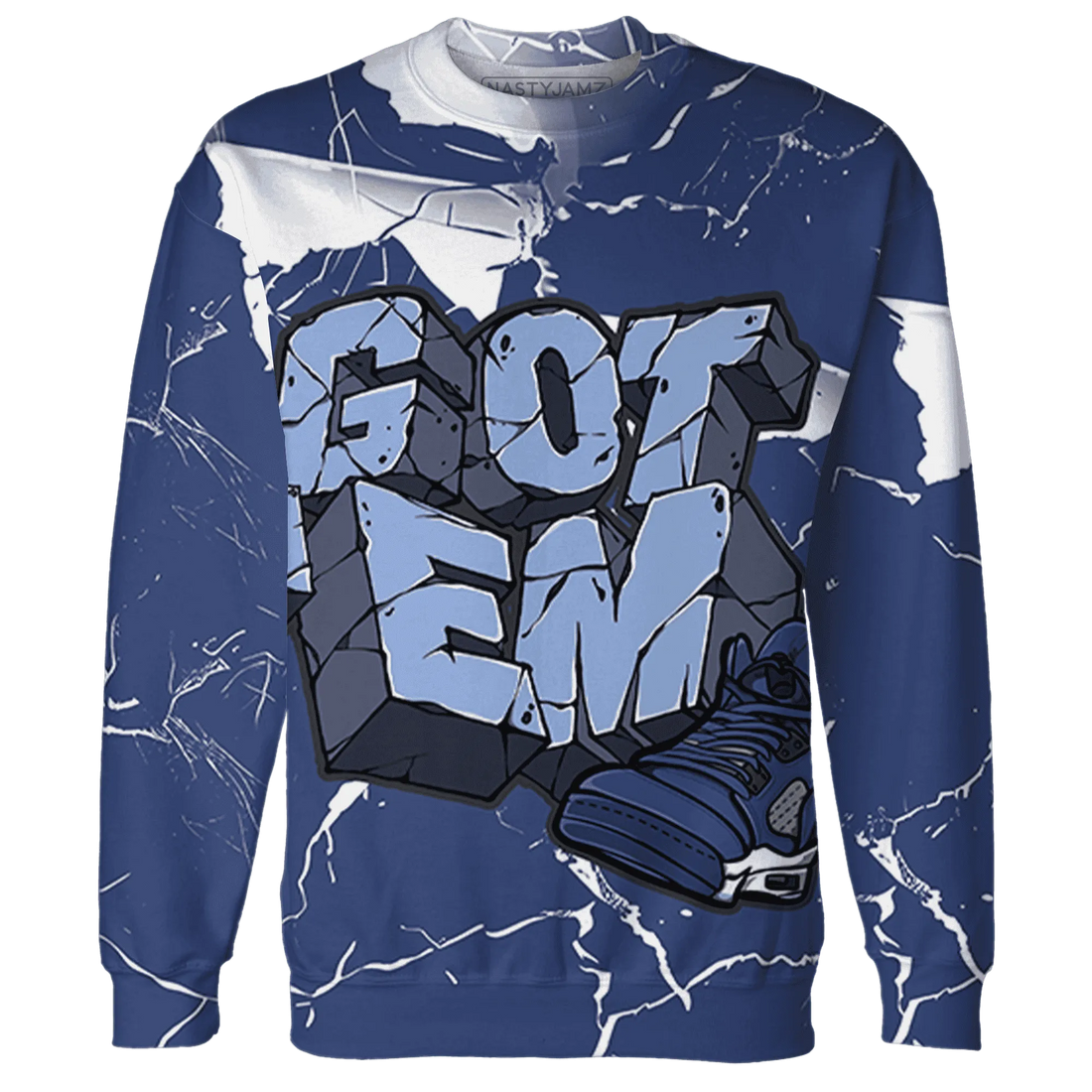 Midnight-Navy-5s-Sweatshirt-Match-Got-Em-3D