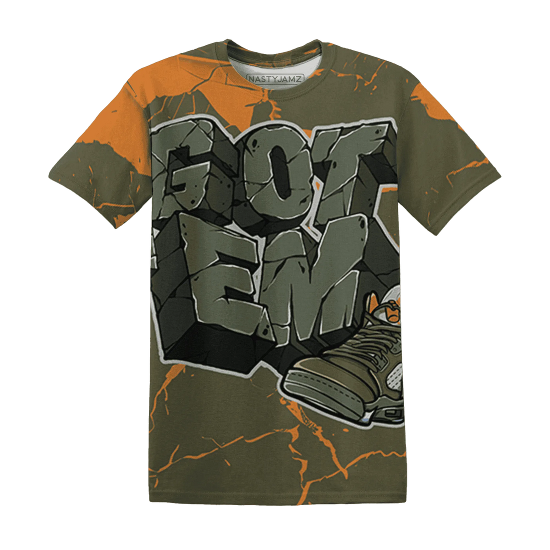 Olive-5s-T-Shirt-Match-Got-Em-3D