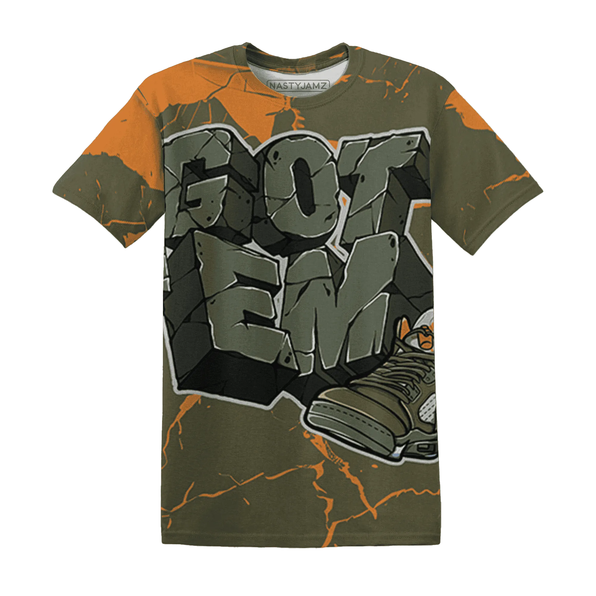 Olive-5s-T-Shirt-Match-Got-Em-3D